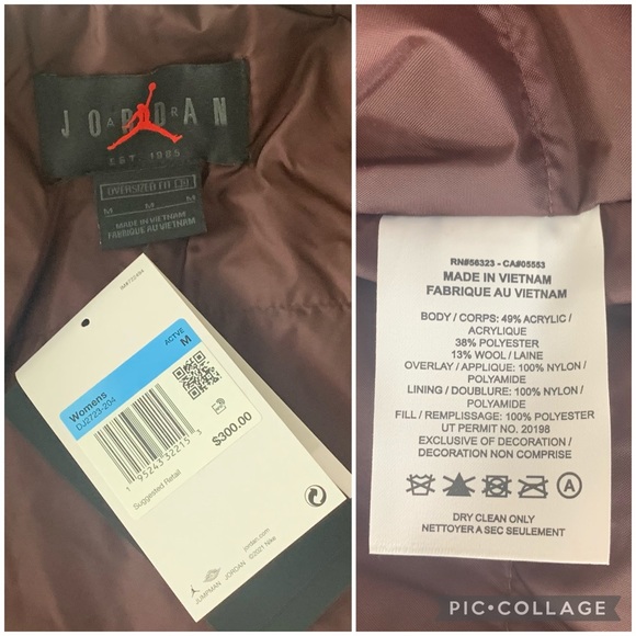 Nike Air Jordan The Cozy Girl women’s oversized fit jacket - Picture 14 of 16